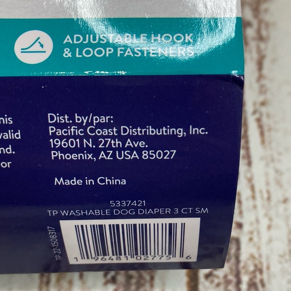 Top Paw Washable Diaper 1PK Purple Sz Small - Picture 5 of 10